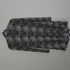 Norma Kamali mockneck hi-low mini dress Sz S